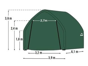 Rezerves segums garāžai 3.9x6.1 m cena un informācija | Dārza mājiņas, šķūņi, malkas nojumes | 220.lv