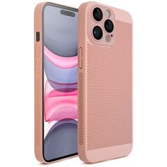 Чехол iPhone 15 Pro с вентиляционным дизайном Moozy VentiGuard Case, розовый цена и информация | Чехлы для телефонов | 220.lv