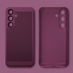 Moozy Samsung Galaxy S24 vāciņš ar ventilējošu dizainu VentiGuard Case, Violets cena un informācija | Telefonu vāciņi, maciņi | 220.lv