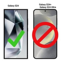 Moozy Samsung Galaxy S24 vāciņš ar ventilējošu dizainu VentiGuard Case, Zils cena un informācija | Telefonu vāciņi, maciņi | 220.lv