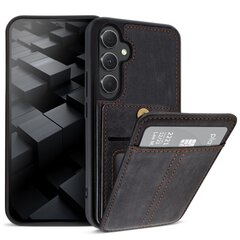 Moozy ElitePocket vāciņš Samsung Galaxy A54 5G maciņš ar kartes turētāju, tumši pelēks cena un informācija | Telefonu vāciņi, maciņi | 220.lv