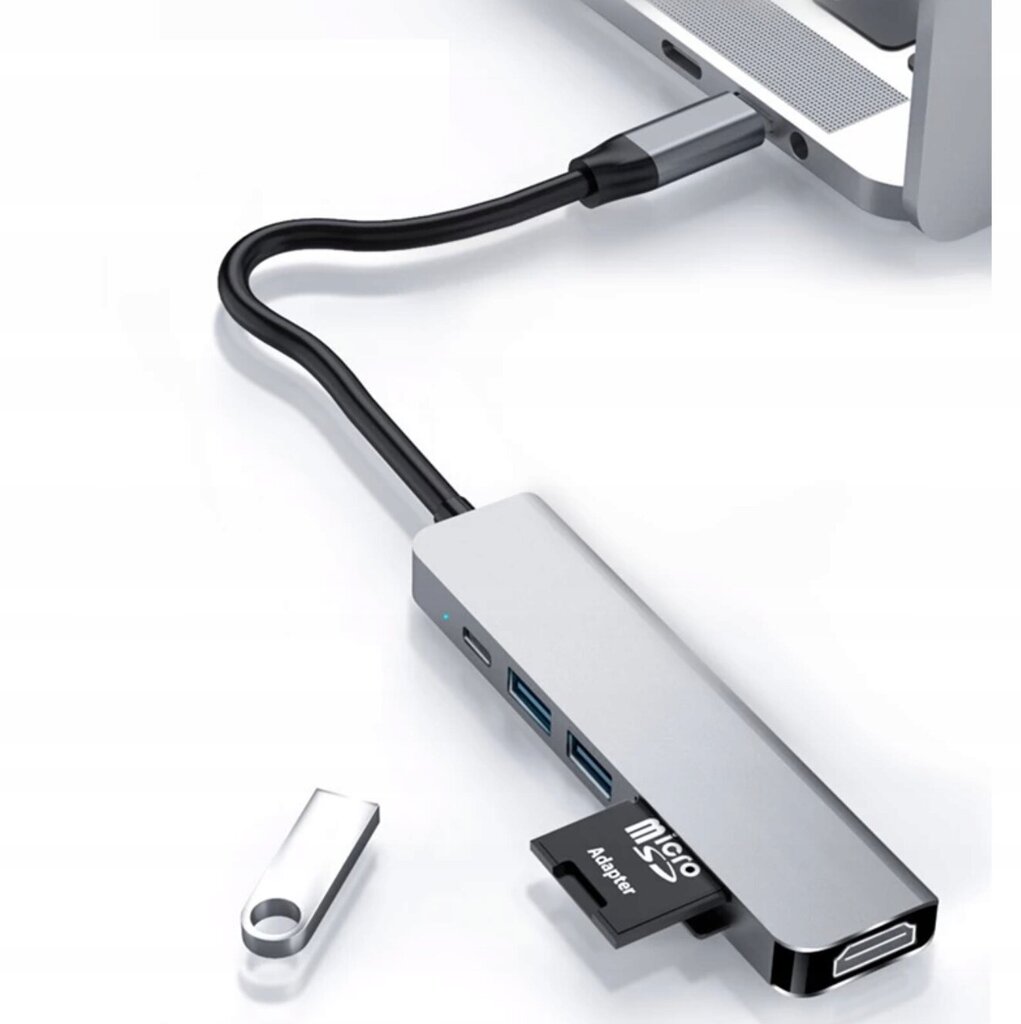 Hub adapteris cena un informācija | Adapteri un USB centrmezgli | 220.lv