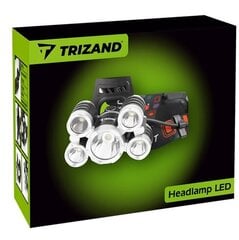 Trizand priekšējais lukturis 5 x LED T6 CREE cena un informācija | Lukturi un prožektori | 220.lv