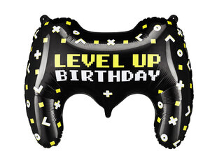 Folijas balons "Level up birthday" 72*52cm cena un informācija | Baloni | 220.lv