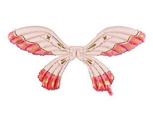 Folijas balons "Butterfly wings" rozā 97*70cm цена и информация | Шарики | 220.lv