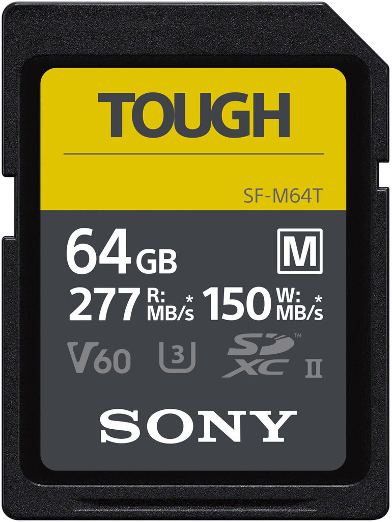 Sony SDXC M Tough UHS-II C10 U3 V60 64GB cena un informācija | Atmiņas kartes fotokamerām | 220.lv