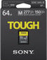 Sony SDXC M Tough UHS-II C10 U3 V60 64GB cena un informācija | Atmiņas kartes fotokamerām | 220.lv