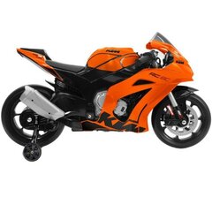 Vienvietīgs bērnu elektromotocikls Injusa KTM RC 8C, oranžs cena un informācija | Bērnu elektroauto | 220.lv