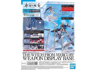 Saliekams modelis Bandai HG The Witch from Mercury Weapon Display Base, 1/144, 64255 cena un informācija | Konstruktori | 220.lv