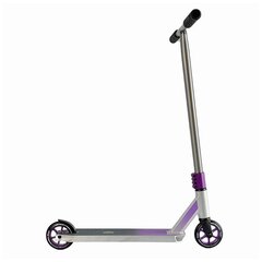 Stuntu skrejritenis FLYBY Air V2 Complete Pro Scooter Chrome/Purple cena un informācija | Velosipēdi | 220.lv