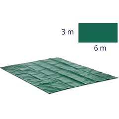 Aizsargplēve ar PVC sietu, WIE-PVC-3-61, 650 g/m2, 600 x 300 cm. cena un informācija | Krēslu paliktņi | 220.lv