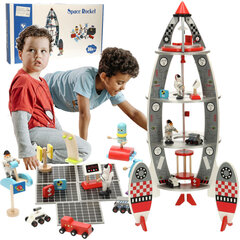 Koka raķešu kuģis KidsPro cena un informācija | Rotaļlietas zēniem | 220.lv