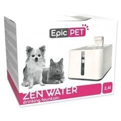 Автоматический питьевой фонтанчик для животных : Placek Cat Epic Pet Zen питьевой фонтан 2,4 л|20 см цена и информация | Миски, ящики для корма | 220.lv