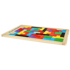 Koka puzles tetris KidsPro, 40 gab. cena un informācija | Konstruktori | 220.lv