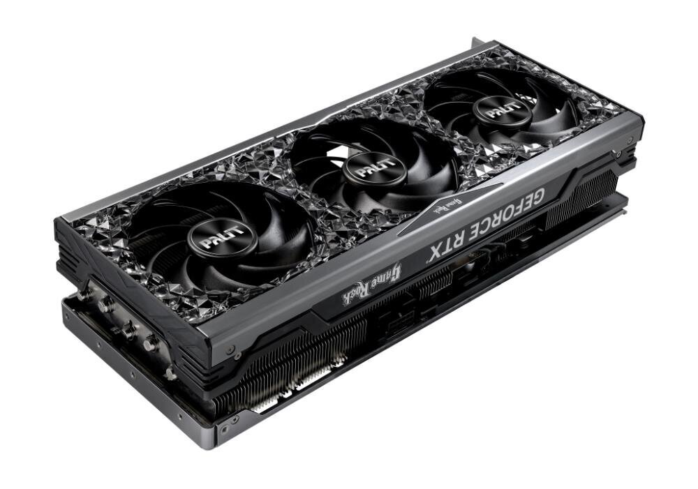 Palit GeForce RTX 4070 Ti Super GameRock OmniBlack (NED47TS019T2-1020Q) cena un informācija | Videokartes (GPU) | 220.lv