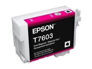 Epson T7603 Ink Vivid Magenta (C13T76034N10) cena un informācija | Tintes kārtridži | 220.lv