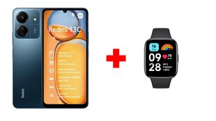 Xiaomi Redmi 13C 8/256GB Navy Blue + Xiaomi Redmi Watch 3 Active Black цена и информация | Мобильные телефоны | 220.lv