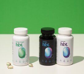 Комплекс витаминов hbt Daily Essentials для мужчин и женщин+ омега-3, 2000 мг рыбьего жира премиум-класса цена и информация | Витамины, пищевые добавки, препараты для хорошего самочувствия | 220.lv