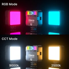 ULANZI VL49 RGB светильник для камеры цена и информация | Осветительное оборудование для фотосъемок | 220.lv