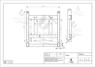 Fix-Frame BI Bidet rāmis cena un informācija | Tualetes podi | 220.lv