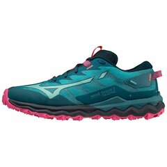 Skriešanas apavi sievietēm Mizuno Wave Daichi 7 Ciano S6451169, zilā krāsā цена и информация | Спортивная обувь, кроссовки для женщин | 220.lv