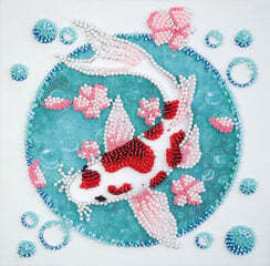 Main Bead Embroidery Kit Koi karpas Abris Art AM-246 cena un informācija | Izšūšanas piederumi | 220.lv