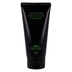 VT COSMETICS - Cica For Men Daily All In One Cleanser, 100ml - Vīriešu krēmveida sejas tīrīšanas putas cena un informācija | Skūšanās piederumi, kosmētika | 220.lv