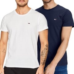 Tommy Jeans vīriešu t-krekls 2 gab. komplekts DM0DM15381-OXO cena un informācija | Vīriešu T-krekli | 220.lv