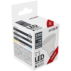 Avide LED spuldze 7W GU10 3000K cena un informācija | Spuldzes | 220.lv