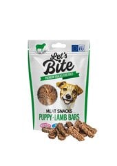 Let's Bite Puppy Lamb Bars košļājamais cienasts kucēniem 80g cena un informācija | Gardumi suņiem | 220.lv