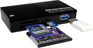 Delkin Cardreader CFAST/SD/MICRO UHS-II, USB 3.0 cena un informācija | Adapteri un USB centrmezgli | 220.lv