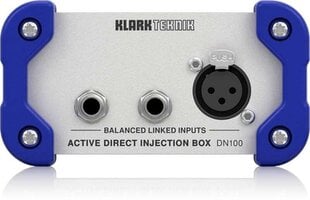 Aktīvais audio filtrs Di box Klark Teknik DN100 V2 cena un informācija | Mūzikas instrumentu piederumi | 220.lv