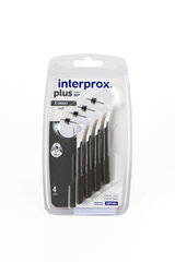 Starpzobu birstes Interprox Plus Black XX-MAXI 2,7 mm, 6 gab. cena un informācija | Zobu pastas, birstes | 220.lv