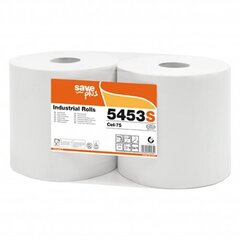 Save plus industriālais papīrs 800, 2 slāņu, balts, 2 gab 1 iepakojums. cena un informācija | Tualetes papīrs, papīra dvieļi | 220.lv