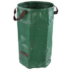 GardenMate 120L dārza maiss lapām maiss dārza atkritumiem izturīgs - dārza maisi dārza atkritumiem - maisi lapām nopļautajam zālienam - maisi zaļajiem atkritumiem salokāmi, lieli, izturīgi no poliprop цена и информация | Набор садовых инструментов | 220.lv