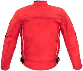 Vīriešu motociklistu jaka W-TEC Patriot sarkana, tekstila - Red XL цена и информация | Мотоциклетные куртки | 220.lv