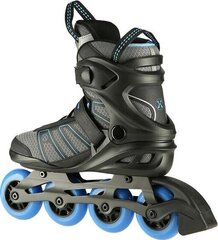 NA14217 MELNS-ZILS IZMĒRS. 44 NILS EXTREME INLINE SLIDAS цена и информация | Роликовые коньки | 220.lv