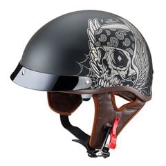 Motocikla ķivere W-TEC Black Heart Longroad — Wings Skull L(59-60) цена и информация | Шлемы для мотоциклистов | 220.lv