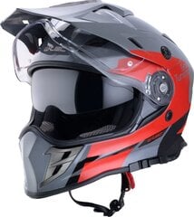 Motocikla ķivere W-TEC V331 PR Graphic — sarkanpelēka XL (61-62) cena un informācija | Moto ķiveres | 220.lv