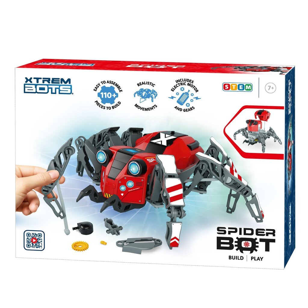 XTREM BOTS Interaktīvais robots Spider bot cena un informācija | Smilšu kastes, smiltis | 220.lv