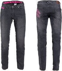 Sieviešu moto džinsi Jeans W-TEC Leonarda, melni цена и информация | Мотобрюки | 220.lv