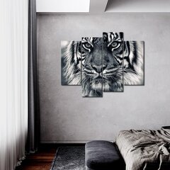 Настенная картина First Wall Art, черно-белая цена и информация | Картины | 220.lv