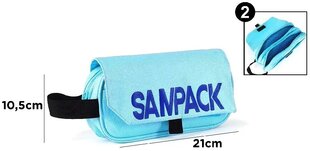 SAMPACK penālis, 210x105mm, ar 2 nodalījumiem, zils cena un informācija | Penāļi | 220.lv