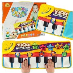 Izglītojošs mini klavieru paklājiņš KidsPro, 72x29 cm cena un informācija | Attīstošās rotaļlietas | 220.lv