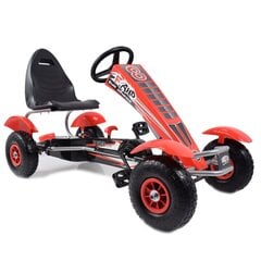 Pedāļu kartings Mega Gokart, sarkans cena un informācija | Rotaļlietas zēniem | 220.lv