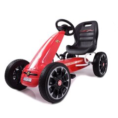 Pedāļu kartings Go-kart ST Fiat Abarth PB9388A, sarkans cena un informācija | Rotaļlietas zēniem | 220.lv