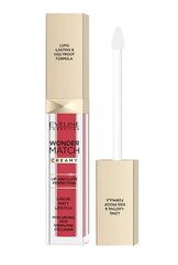 Šķidrā lūpu krāsa Eveline Cosmetics Wonder Match Matt, 06 classic red, 6.8 ml cena un informācija | Lūpu krāsas, balzāmi, spīdumi, vazelīns | 220.lv