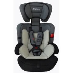 Automašīnas drošības sēdeklis Braiton, 9-36 kg, pelēks/melns цена и информация | Автокресла | 220.lv