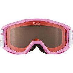 Slēpošanas brilles Alpina Junior Piney Rose, balta/rozā цена и информация | Лыжные очки | 220.lv