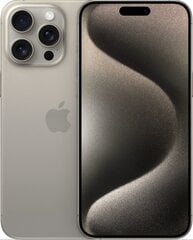 Apple iPhone 15 Pro Max Natural Titanium Мобильный телефон 256GB цена и информация | Мобильные телефоны | 220.lv